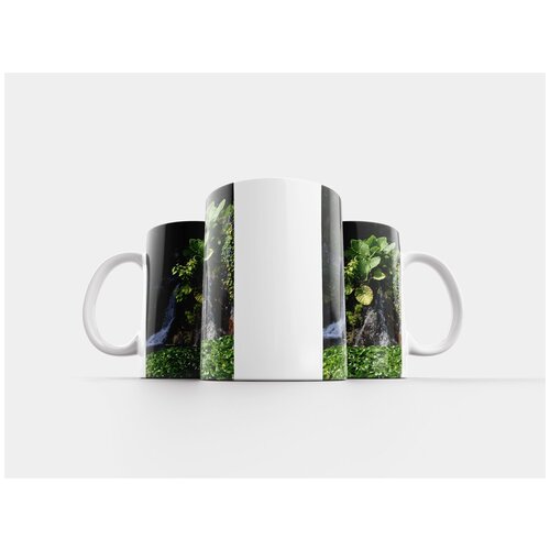 фото Кружка "водопад, природа, пейзаж" 320 мл lotsprints