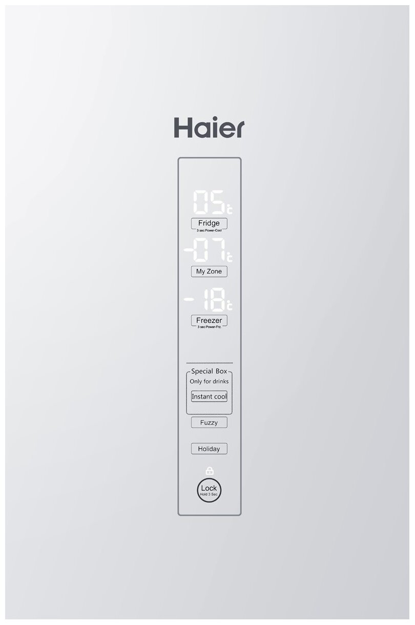 Холодильник Haier A3FE742CGWJRU, белый - фотография № 3
