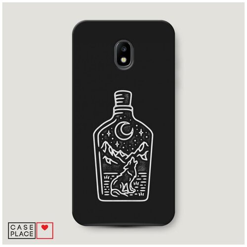 фото Чехол пластиковый samsung galaxy j3 2017 бутылка арт case place