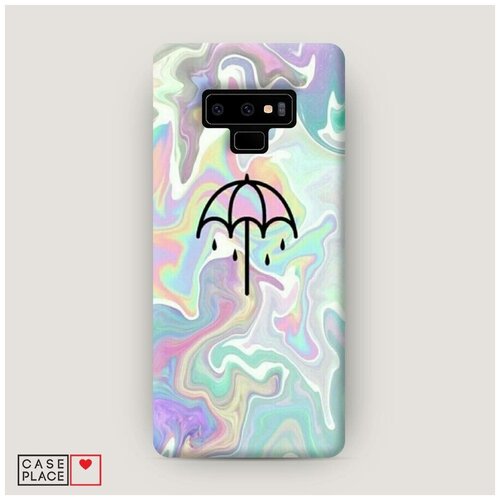 фото Чехол пластиковый samsung galaxy note 9 зонтик под разводами case place