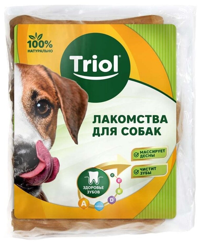 Triol кость из жил, 10 см, 30-40 г, пакет 10 шт