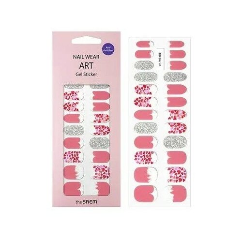 Наклейки для ногтей The Saem Nail Wear Art Gel Sticker (07) лопатка для удаления кутикул nail pusher the saem