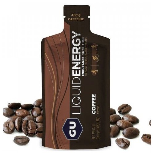 Гель питьевой GU ENERGY GU Liquid Enegry Gel 40mg caffeine 60 г, Кофе