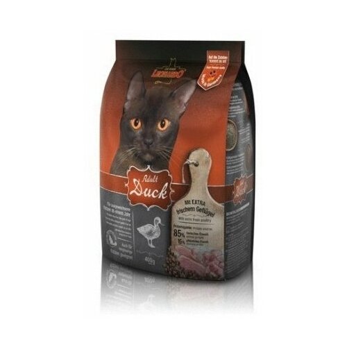 Сухой корм LEONARDO Adult Duck для кошек для вывода шерсти из желудка с уткой 15кг 758335 18190₽