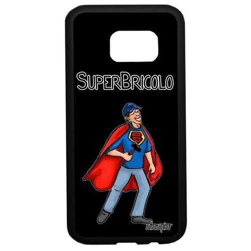 фото Защитный чехол для мобильного // galaxy s7 // "супермастер" комикс мужчина, utaupia, черный