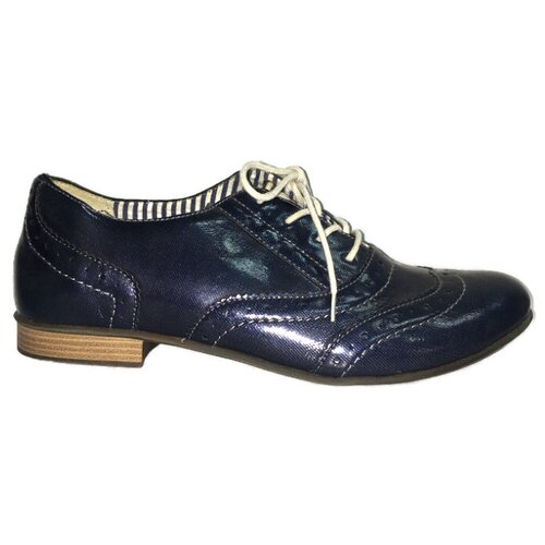 Полуботинки Remonte Dorndorf, размер 41, синий туфли женские летние remonte размер 41 бронзовый