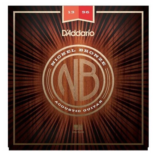 фото Струны для акустической гитары d'addario nb-1356