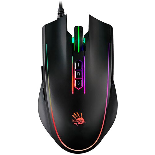 Мышь A4Tech Bloody P81s черный оптическая 8000dpi USB 8but 169000₽