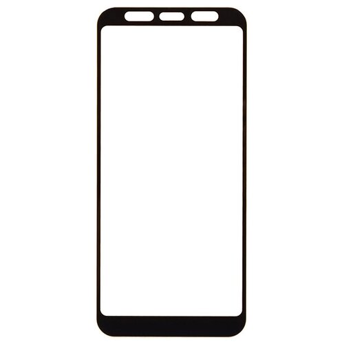 Защитное стекло полноклеевое FULL SCREEN для Samsung Galaxy J4+ (2018) черное