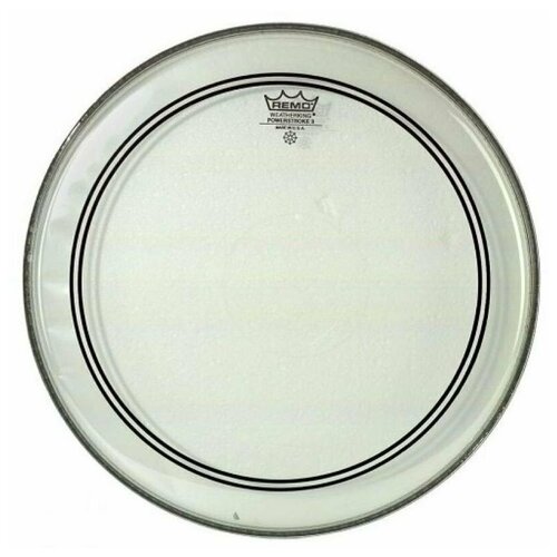 Remo P3-0314-bp Batter, Powerstroke 3, Clear, 14 пластик remo pr 1324 00 24 powerstroke pro clear пластик 24 для бас барабана