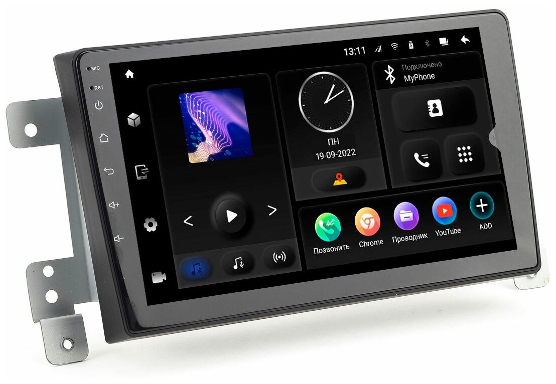 Магнитола Сузуки Витара / Suzuki Grand Vitara 05-15 Android 10, Bluetooth, Wi-Fi, c экраном 9 дюймов / Incar TMX-0705-6