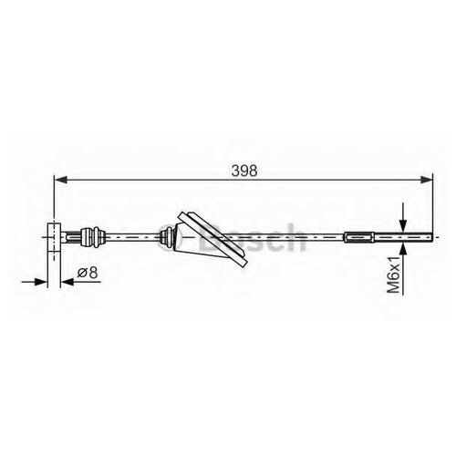 Трос ручного тормоза Bosch 1987477985 1шт.