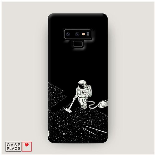 фото Чехол пластиковый samsung galaxy note 9 космонавт с пылесосом case place
