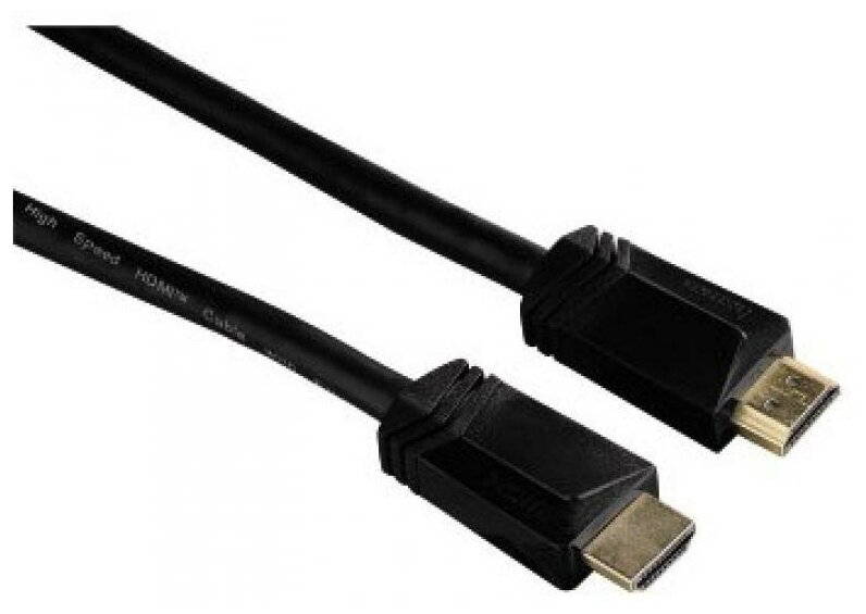 Кабель аудио-видео HAMA High Speed, HDMI (m) - HDMI (m) , 3м, GOLD, черный [00122105]