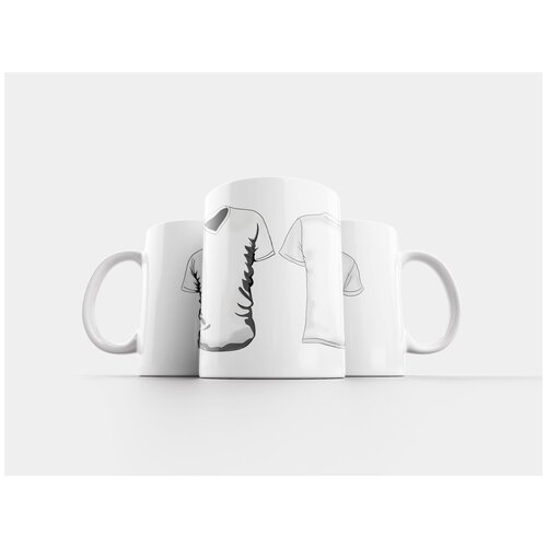 фото Кружка "футболка, белый, одежда" 320 мл lotsprints