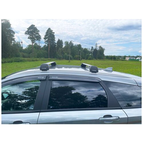 Багажник Fico pro BMW X1 аэродинамический серебристый