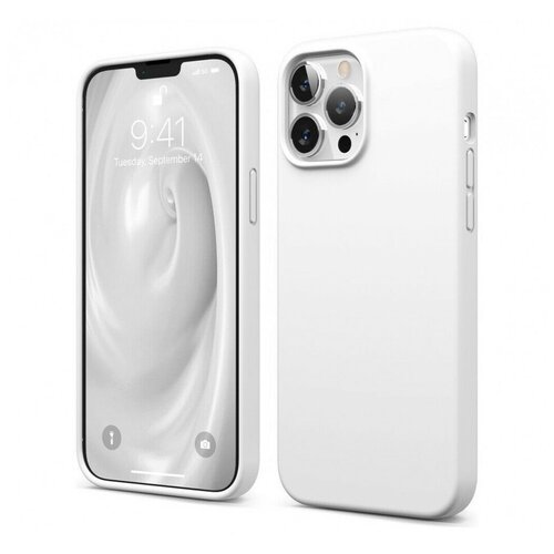 фото Чехол elago soft silicone (liquid) для iphone 13 pro max, цвет белый (es13sc67- wh)