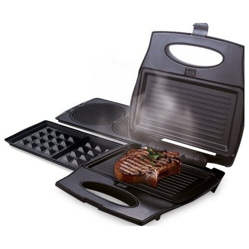 Вафельница CT-1450электрическаяЭлектровафельницасо сменными панелямидля бельгийских вафель 767000₽