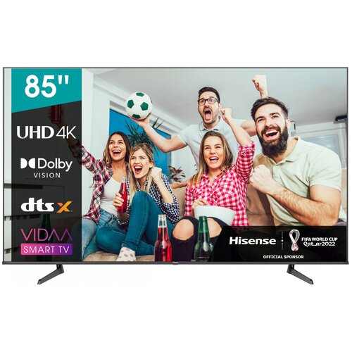 Телевизор LED Hisense 85 85A6BG 6 черный 4K Ultra HD 60Hz DVB-T DVB-T2 DVB-C DVB-S DVB-S2 WiFi Smart TV 14574000₽
