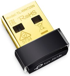 Сетевой адаптер TP-LINK TL-WN725N, черный