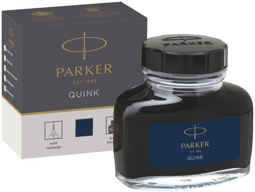 Чернила для перьевой ручки PARKER Quink Ink Z13 57 мл черный/синий 1 шт.