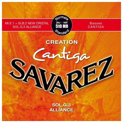 Комплект струн для классической гитары Savarez Creation-Cantiga 510MR