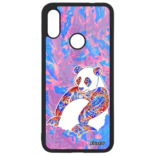 фото Противоударный чехол на смартфон // xiaomi redmi note 7 // "панда" стиль тибет, utaupia, розовый