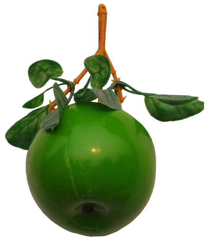 Искусственный муляж яблоко зеленое с веточкой К-00-22 /Искусственные цветы для декора/Декор для дома
