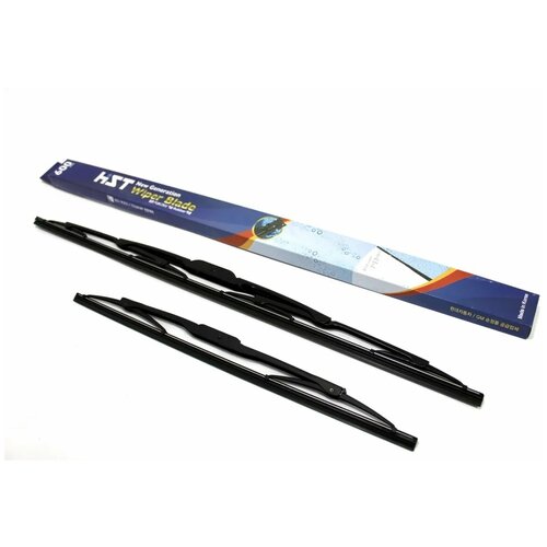 Дворники каркасные HST Корея 600 мм и 400 мм для Хендай солярис / Киа РИО / поло / гранта / калина / Шкода рапид