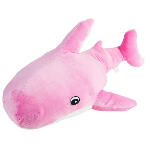 Мягкая игрушка Сима-ленд Акула, 100 см, розовый мягкая игрушка сима ленд акула 44 см серый