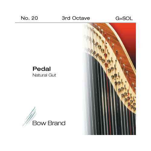 фото Струна g3 для арфы bow brand pedal natural gut