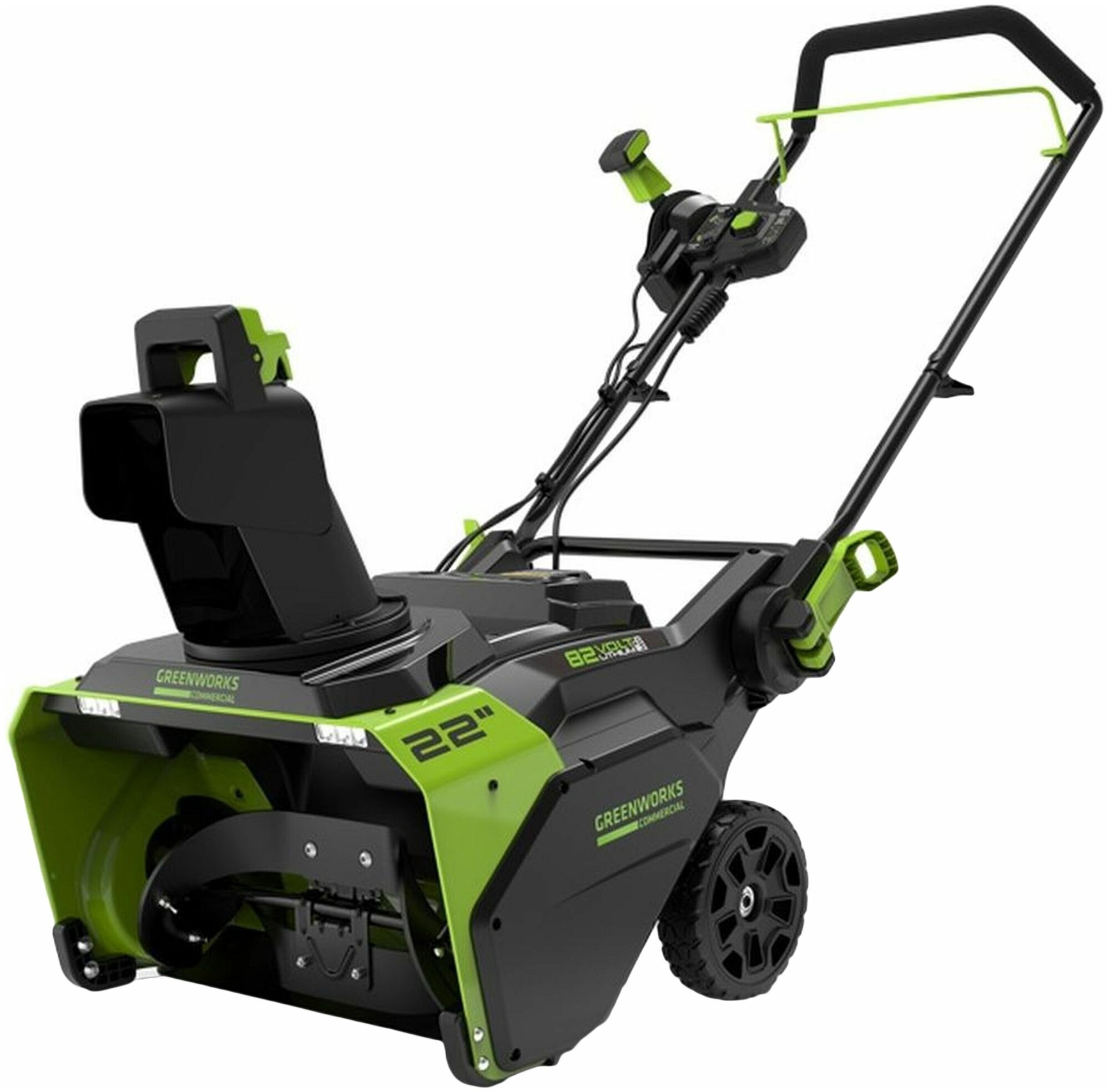 Снегоуборщик GREENWORKS GD82STK5 82V бесщёточный аккумуляторный с 5 А/ч АКБ и ЗУ