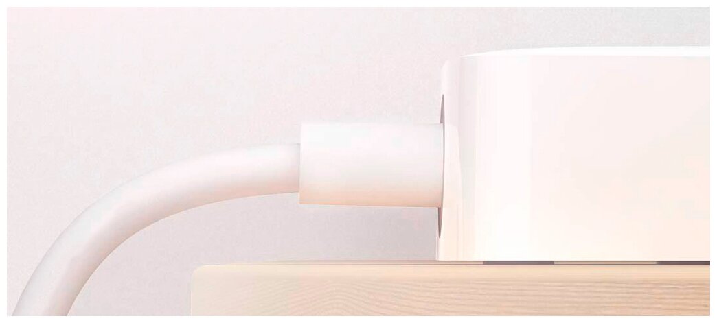 Удлинитель Xiaomi Mi Power Strip 5 (XMCXB03QM), 5 розеток, с/з, 10А / 2500 Вт белый 2 м 225 мм 41 мм 26 мм 5 - фотография № 3