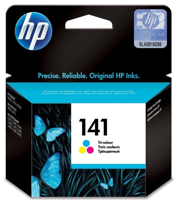 Картридж оригинальный цветной HP CB337HE (№141) Color, ресурс 170 стр.