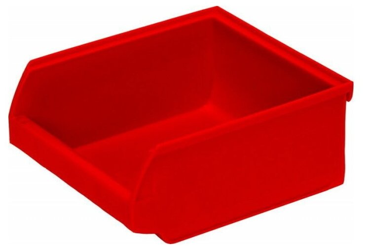 Ящики пластиковые для метизов (комплект 4шт) (107х98х47мм) красный - фотография № 2