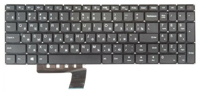 Клавиатура для ноутбука Lenovo IdeaPad 110, 110-15ACL, 110-15AST, 110-15IBR (p/n: 9Z. NCSSN.20R)