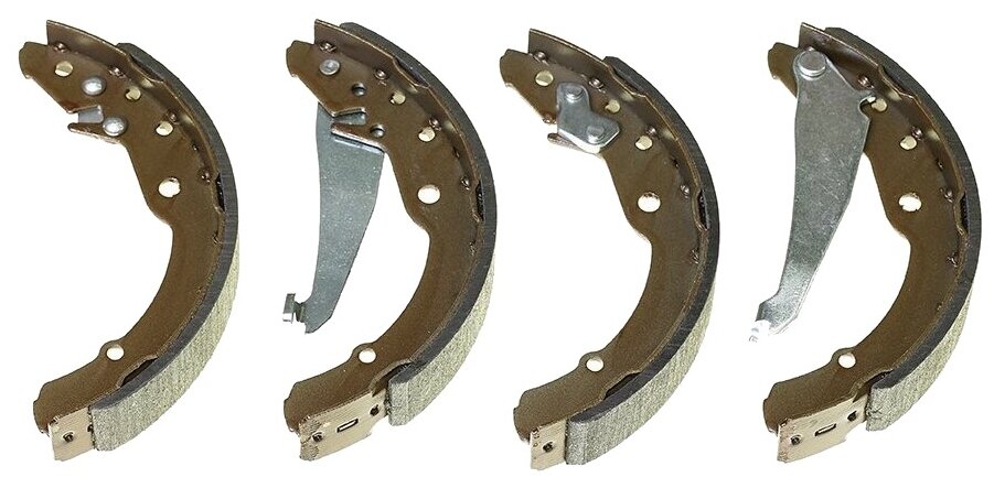 Барабанные тормозные колодки задние brembo S 85 516 (4 шт.)