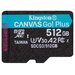 Карта памяти microSDXC 512Gb Kingston, UHS-II Class U3 V30 A2