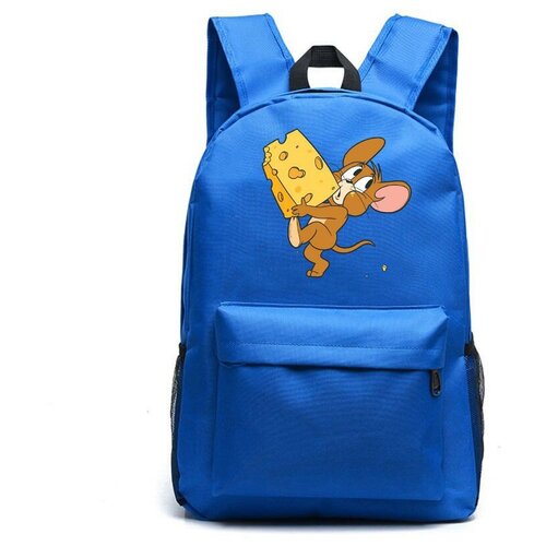 Рюкзак Мышонок Джерри (Tom and Jerry) синий №5 рюкзак мышонок джерри tom and jerry оранжевый 1