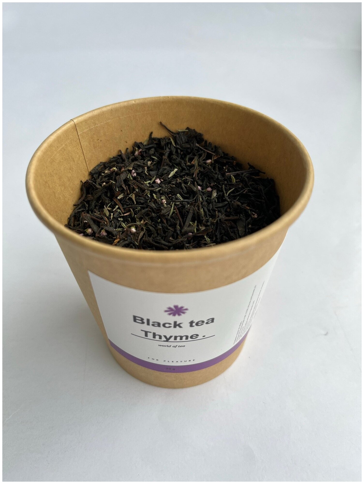 Чай черный с чабрецом Black tea thyme, 30 гр - фотография № 3