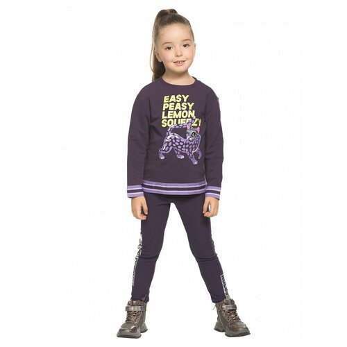 фото Брюки д/дев pelican gflq3218/черника(48) р.4 рост 98-104