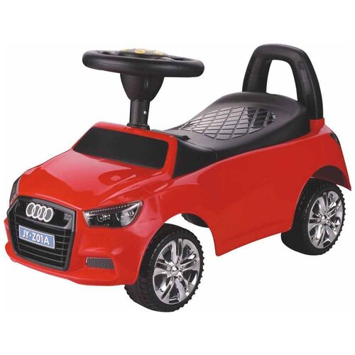 Каталка-толокар RiverToys Audi (JY-Z01A), красный каталки rivertoys audi jy z01a