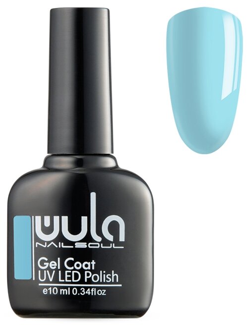 WULA гель-лак для ногтей Gel Coat, 10 мл, 42 г, 392 пастельно-голубой