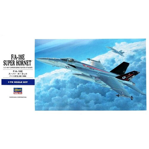 0083 italeri американский палубный истребитель бомбардировщик и штурмовик f a 18e super hornet 1 72 Hasegawa Сборная модель американского истребителя-бомбардировщика F/A-18E Super Hornet E18 1:72 - #00549