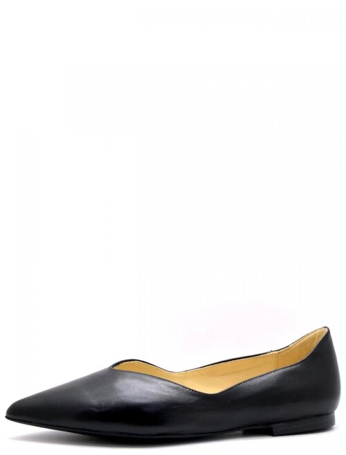 Туфли лодочки  Caprice, натуральная кожа, размер 38,5, черный