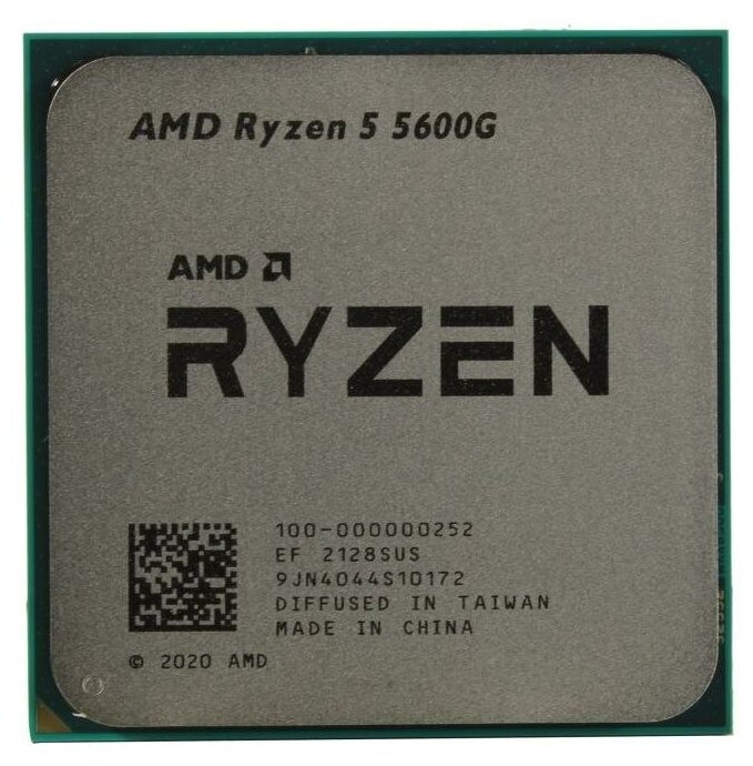 AMD Ryzen 5 5600G AM4, 6 x 3900 МГц, OEM