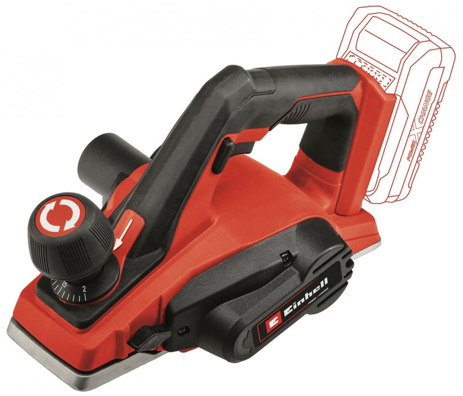 Рубанок аккумуляторный Einhell PXC TEPL 1882 Li  Solo 4345400
