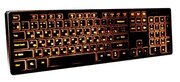 Клавиатура Dialog KK-ML17U Black Katana multimedia стандартная с янтарной подсветкой, чёрная