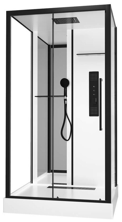Душевая кабина Black&White Galaxy 8028000 с гидромассажем