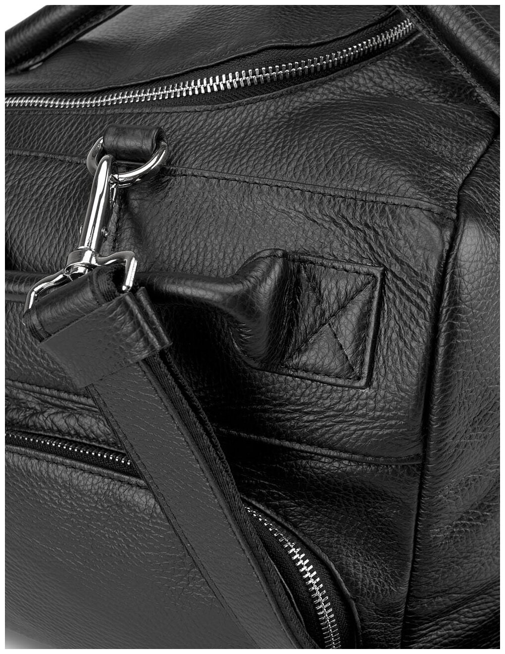 Hantley Дорожная сумка с отделением для обуви Foster Black - фотография № 9